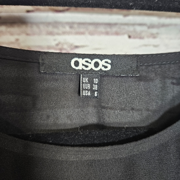 ASOS Black Ruched Dress - Picture 5 of 13